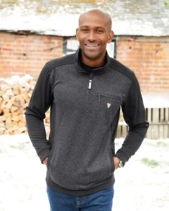 Guinness™ Panelled Half Zip Top