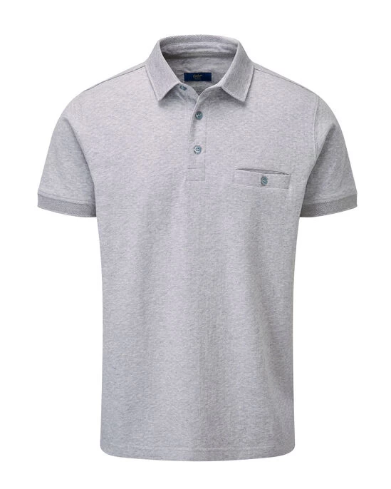 Luxury Polo Shirt Deep Blue - Image 9