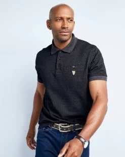 Guinness™ Short Sleeve Textured Polo Shirt