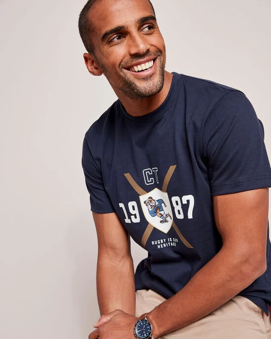 Printed Heritage T-Shirt - Image 3