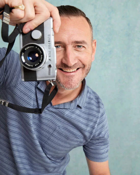 Resort Polo Shirt Oxford Blue