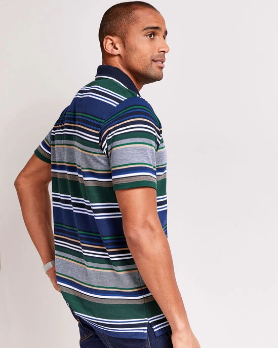 Guinness™ Short Sleeve Variated Stripe Polo Shirt - Image 2
