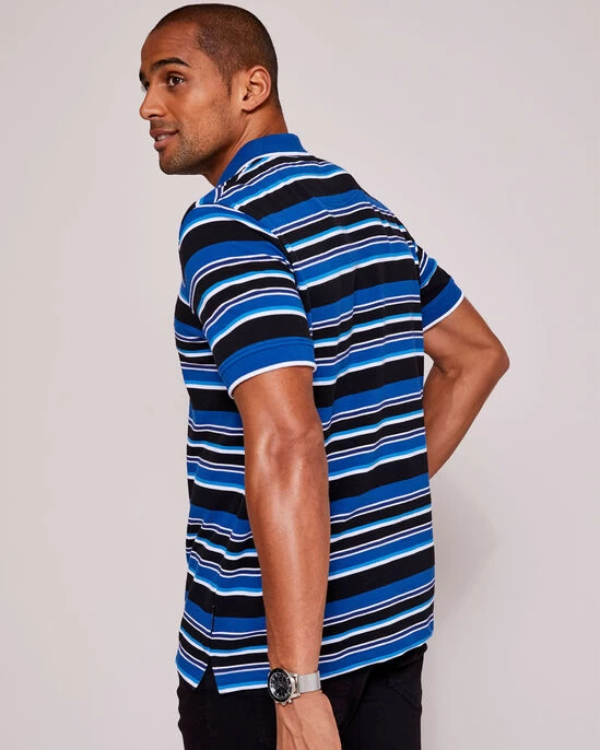 Guinness™ Short Sleeve Textured Stripe Polo Shirt - Image 2