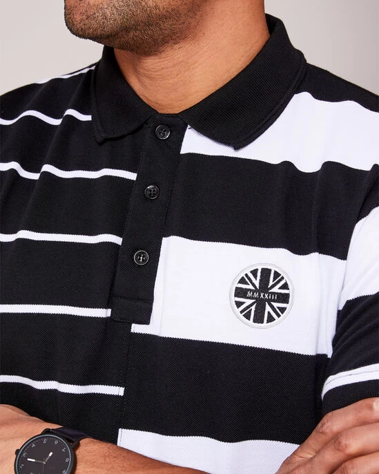 Supporters Short Sleeve Panelled Polo Shirt - Image 3