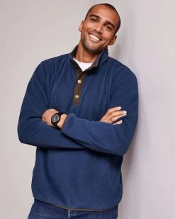 Recycled Microfleece Pullover Top Night Sky