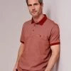 Luxury Polo Shirt Orange Rust