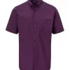 Short Sleeve Oxford Shirt Damson