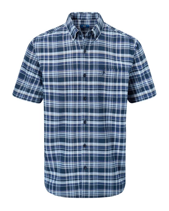 Short Sleeve Oxford Shirt Navy - Image 9