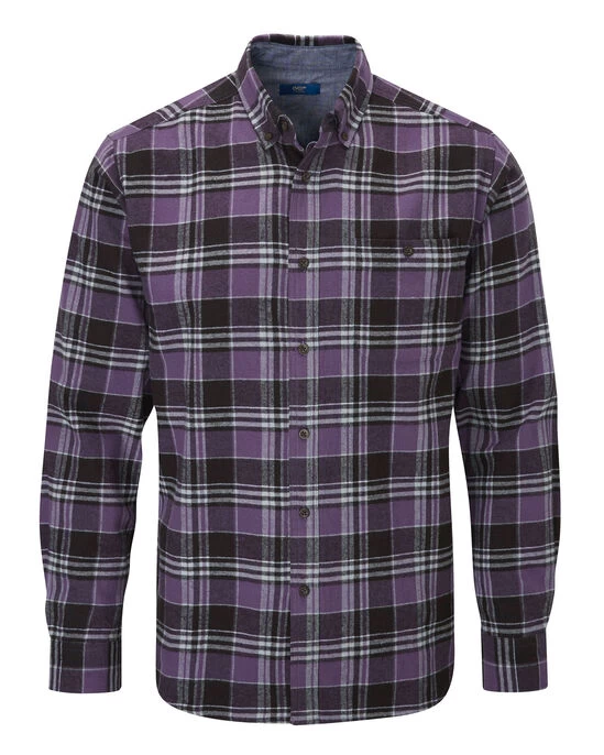 Flannel Check Shirt Rust - Image 9