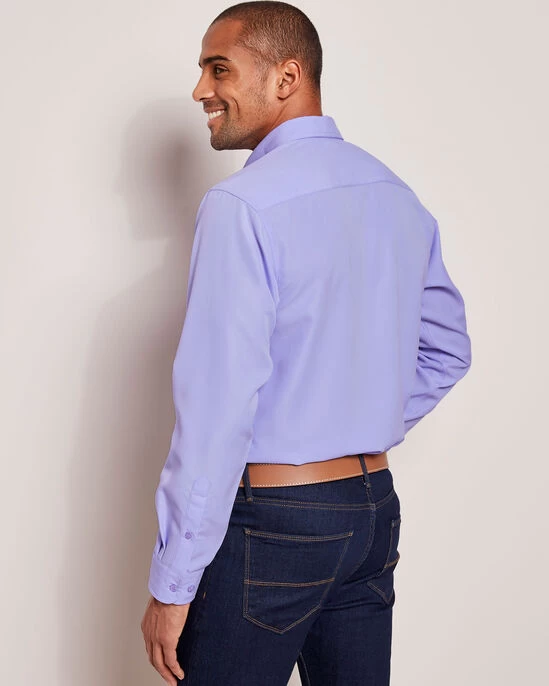 Long Sleeve Soft Touch Shirt Washed Green - Image 5