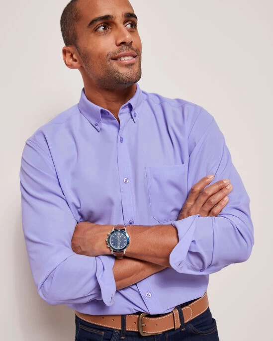 Long Sleeve Soft Touch Shirt Washed Green - Image 6