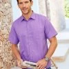 Short Sleeve Soft Touch Shirt Pale Thistle