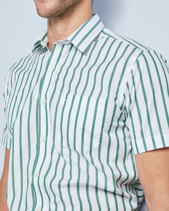 Easy-Care Classic Short Sleeve Shirt Apple - Image 3