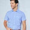 Easy-Care Classic Short Sleeve Shirt Ocean