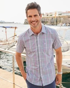 Easy-Care Classic Short Sleeve Shirt Pale Thistle