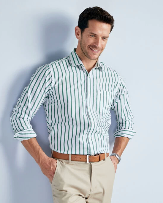 Easy-Care Classic Long Sleeve Shirt Pale Thistle - Image 3