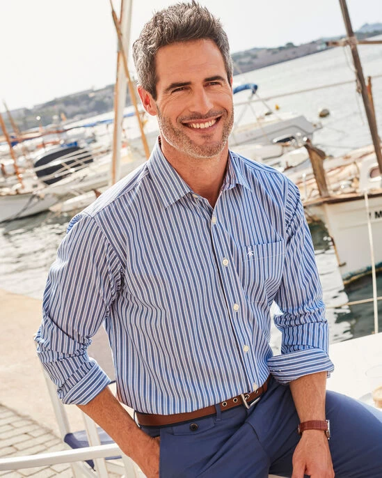 Easy-Care Classic Long Sleeve Shirt Apple - Image 5