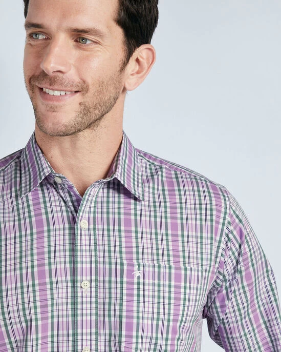 Easy-Care Classic Long Sleeve Shirt Pale Thistle - Image 2