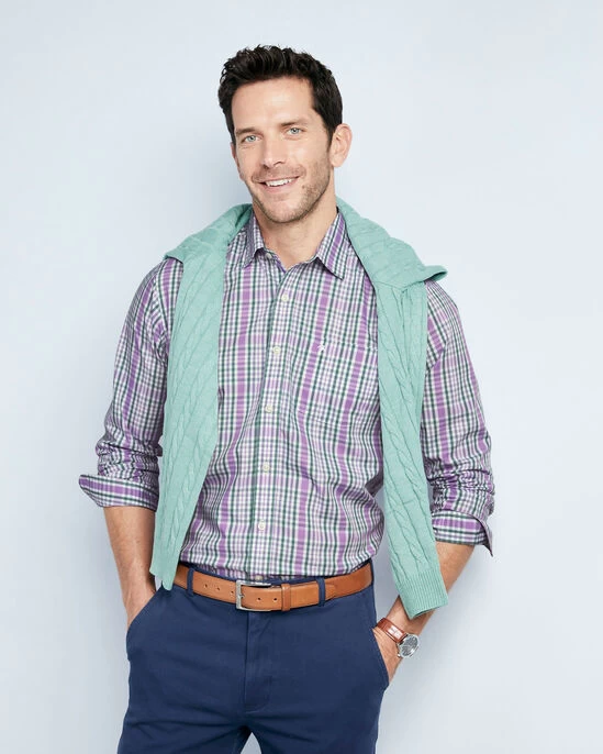 Easy-Care Classic Long Sleeve Shirt Apple - Image 9