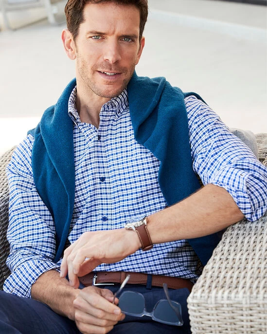 Long Sleeve Patterned Soft Touch Shirt Grape - Image 5