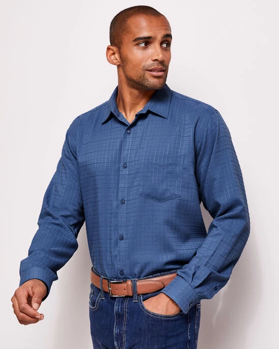 Long Sleeve Soft Touch Shirt Cornflower