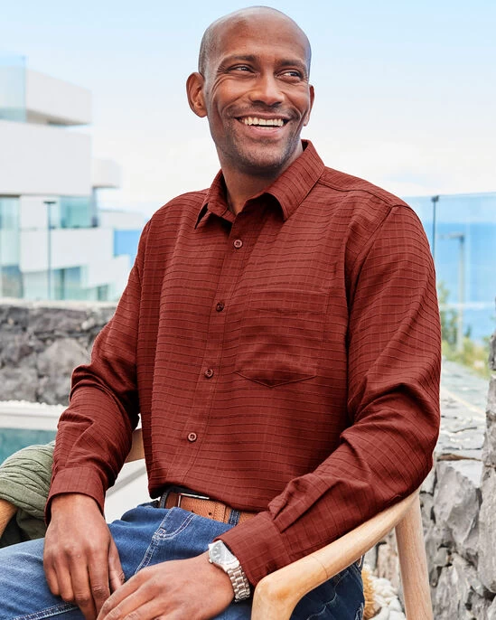 Long Sleeve Soft Touch Shirt Cornflower - Image 5