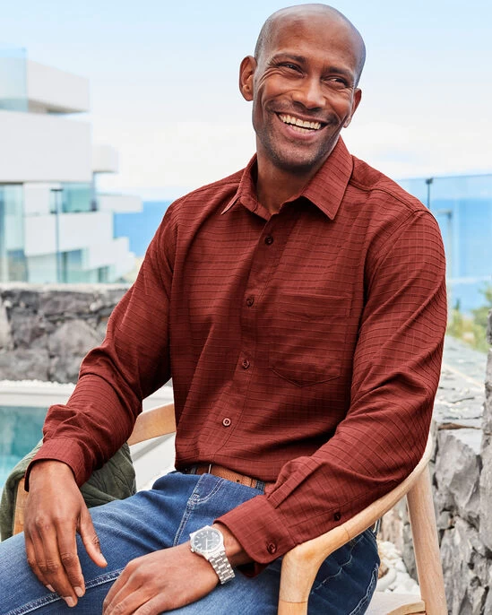 Long Sleeve Soft Touch Shirt Cornflower - Image 7