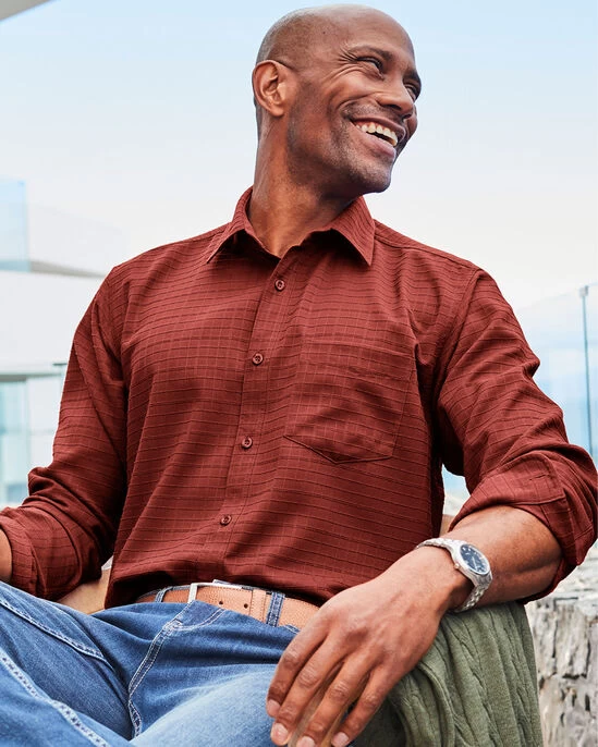 Long Sleeve Soft Touch Shirt Cornflower - Image 6