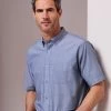 Short Sleeve Oxford Shirt Twilight