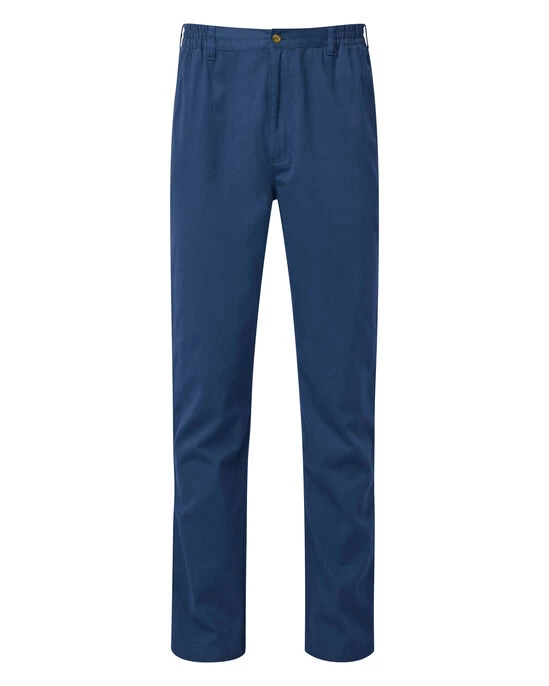 Flat Front Comfort Trousers Washed Green - Image 7