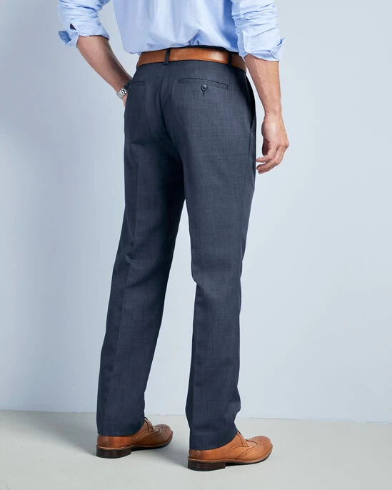 Pleat Front Supreme Trousers Blue Dusk - Image 10
