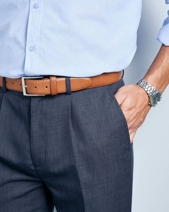 Pleat Front Supreme Trousers Blue Dusk - Image 11