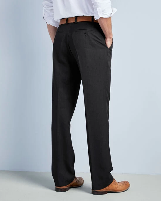 Flat Front Supreme Trousers Dark Olive - Image 11