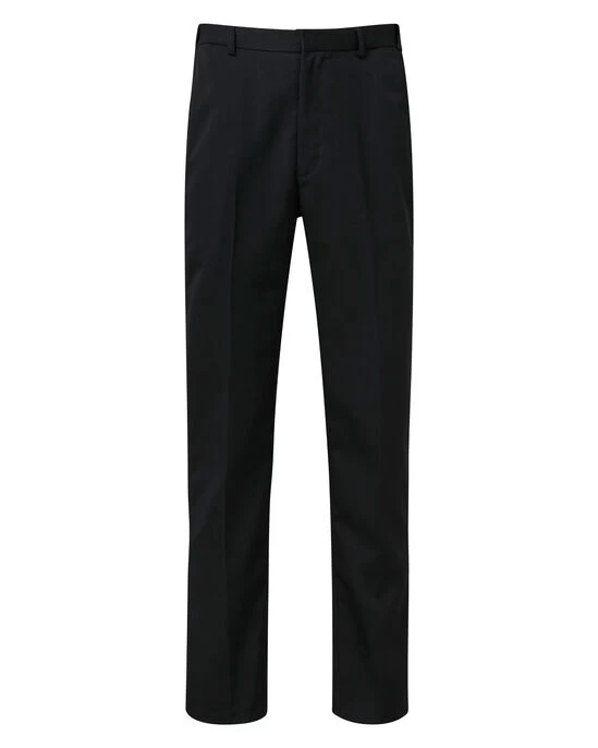 Flat Front Supreme Trousers Dark Olive - Image 18