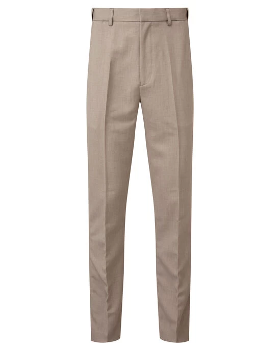 Flat Front Supreme Trousers Mushroom
