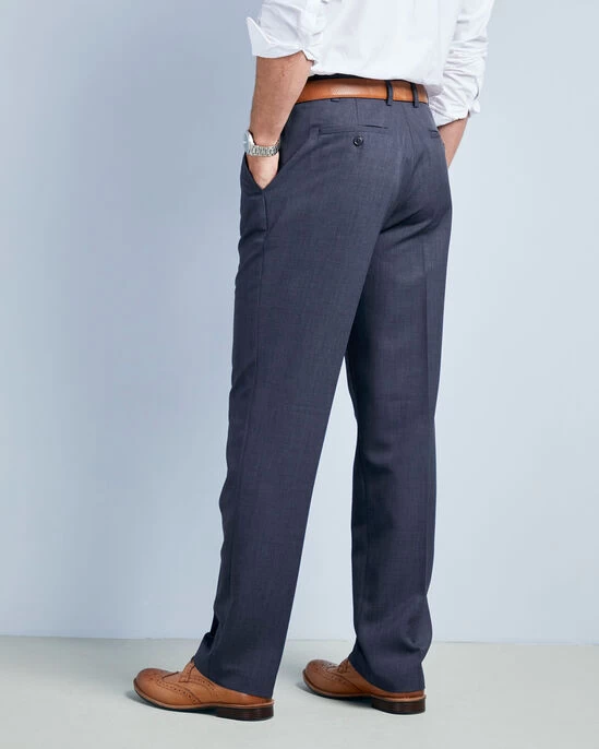 Flat Front Supreme Trousers Mushroom - Image 6