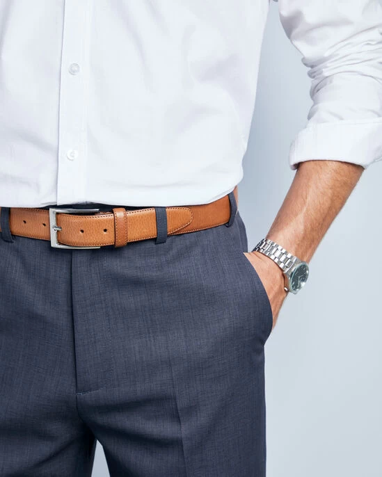 Flat Front Supreme Trousers Dark Olive - Image 7