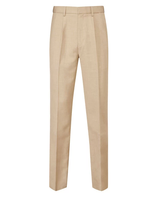 Flat Front Supreme Trousers Mushroom - Image 20
