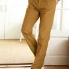 Pleat Front Cord Trousers Mustard