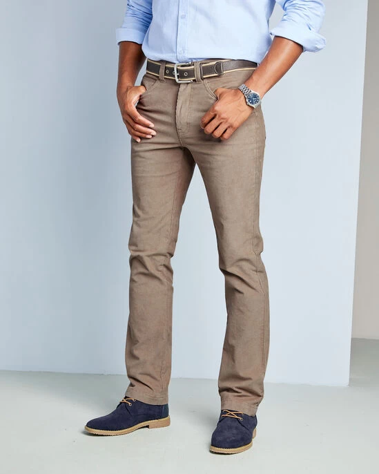 Stretch Cord Jeans Slate Blue - Image 6