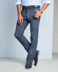 Stretch Cord Jeans Slate Blue