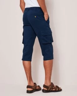 Utility Crop Trousers Dark Sky