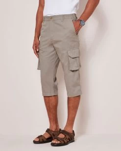 Utility Crop Trousers Stone Grey