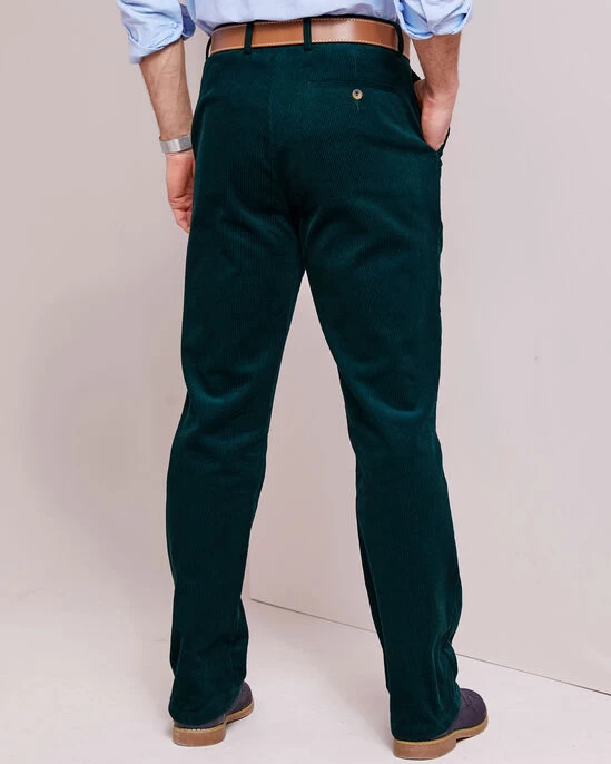 Flat Front Cord Trousers Port - Image 7