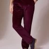 Flat Front Cord Trousers Port