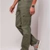 Stretch Cargo Trousers Mid Khaki