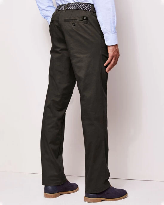 Active Waist Stretch Trousers Dark Khaki - Image 2