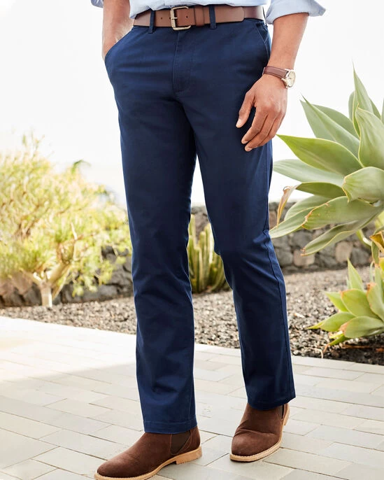 Active Waist Stretch Trousers Dark Khaki - Image 5