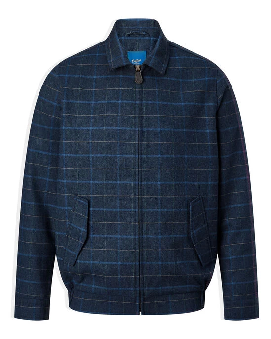 Wool Touch Check Jacket - Image 4