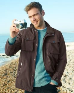 Malham Waterproof Jacket Dark Brown
